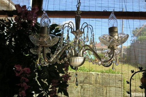 Un ~ASSOLUTAMENTE BELLO~ Lampadario in cristallo di piombo - Foto 3 di 12