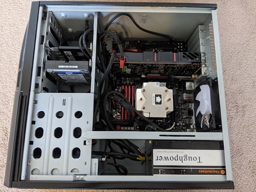 Gaming PC - I7-4790K 4.0GHz 16GB RAM 250SSD+1TB HD DVD WIFI R9 270 2GB Win 11 - Picture 8 of 14