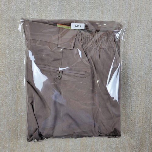 511 Tactical Pants Men 42 Tan Cargo Elastic Waist Unhemmed Class B Uniform 42x36 - Picture 12 of 13