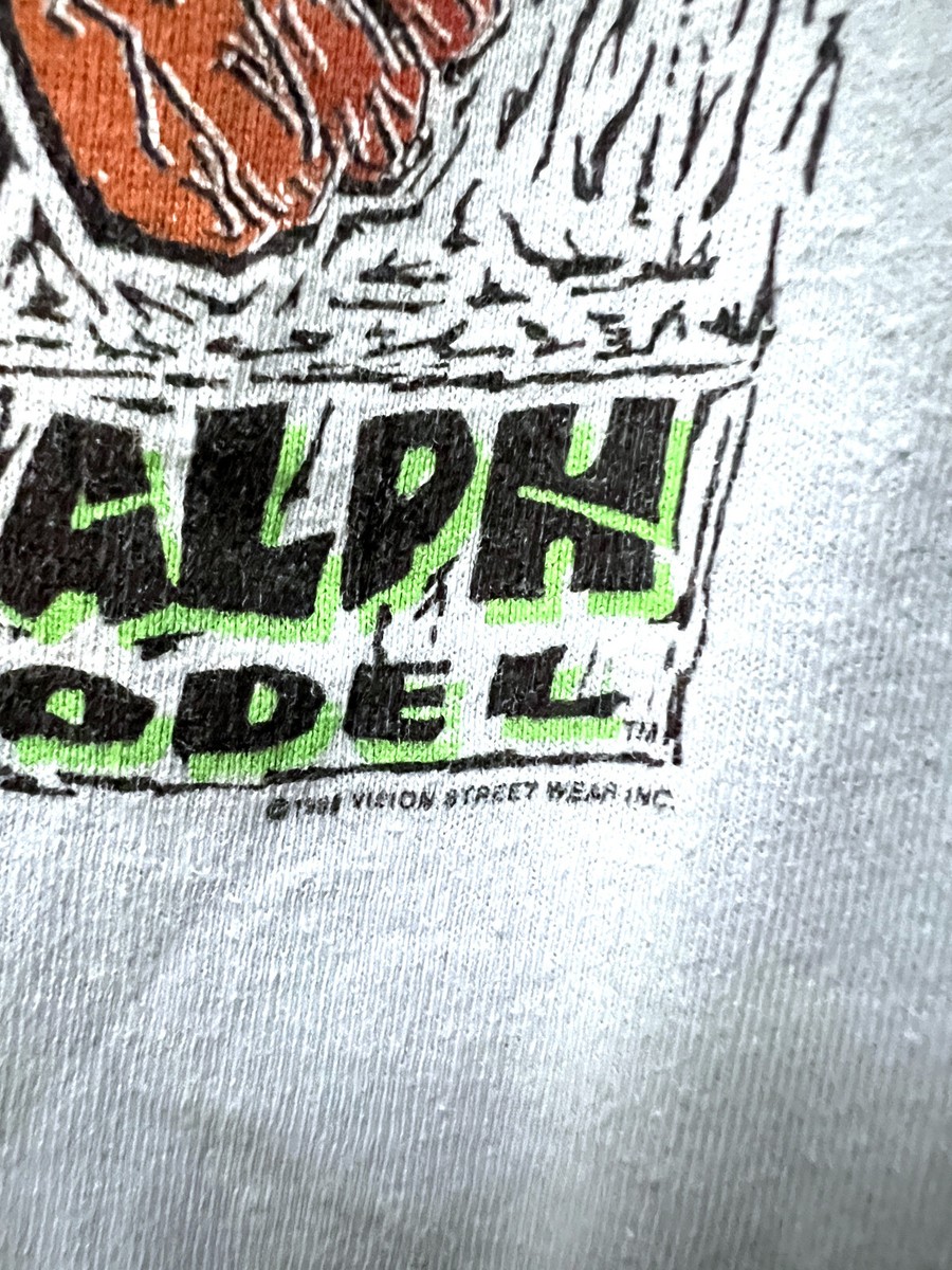 VINTAGE 80s 1988 VISION STREET WEAR LEE RALPH SKATEBOARD T VINTAGE 80s 1988 VISION STREET WEAR LEE RALPH SKATEBOARD T