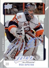 2008-09 Upper Deck MVP Super Script #185 Rick DiPietro /25 - NM-MT