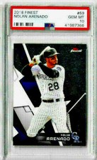 2018 Finest Nolan Arenado PSA 10