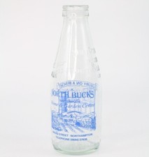 Vintage Advertising 1 Pint Milk Glass Bottles 1980s Collectible Multi Listing