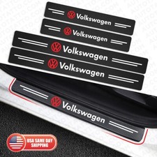 Universal Car Door Plate Sill Scuff Cover Anti Scratch Decal Sticker Protector