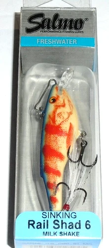 Salmo  Sinking Rail Shad 6 Crankbaits (Milk Shake-2 3/8"-1/2 Ounce)