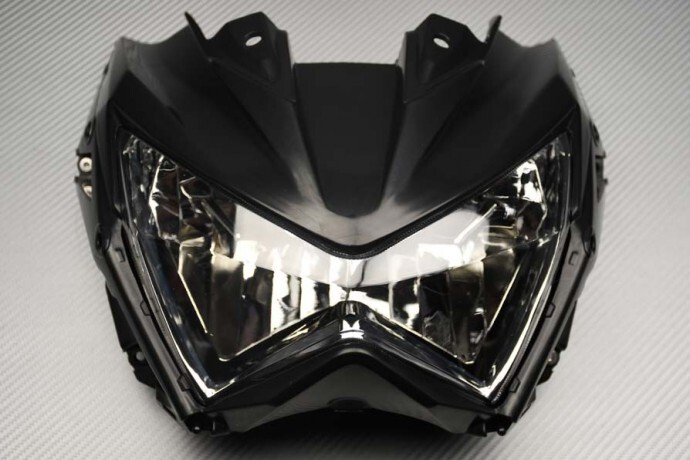 Optique de phare et carénage ABS injecté brut pour habillage de Kawasaki Z-800