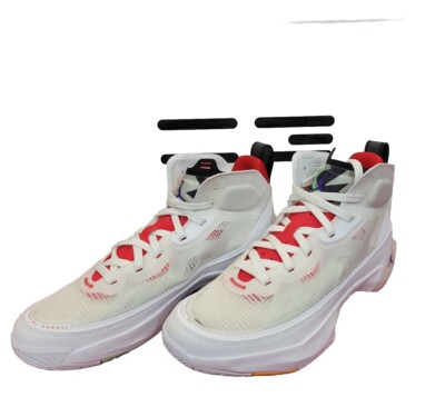 NEW Nike Air Jordan XXXVII 37 White Red Hare Basketball Shoes