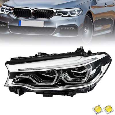 For 2017-2020 BMW 5 Series G30 G31 M5 Full LED Headlight w/AFS Left Driver Side