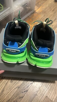 BALENCIAGA トラックスニーカー グリーン×ブルー Size 11 - Balenciaga Track Blue Green | eBay