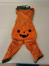 halloween pumpkin large dog sleep pajama BNWT 