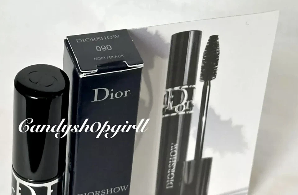 NUEVO 3 PIEZAS DIOR Rouge Dior Lápiz Labial 100 ASPECTO DESNUDO/Diorshow Máscara y Bolsa de Regalo Dior Foto 4 de 4