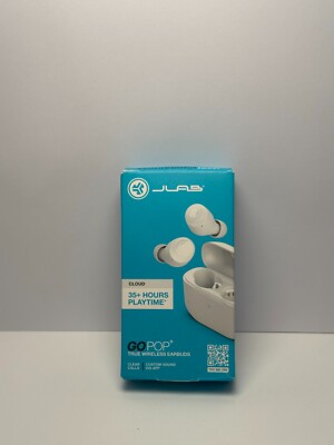 JLAB GO POP+ True Wireless EARBUDS ~35+Hours Play~Custom Sound+BASS BOOST *CLOUD