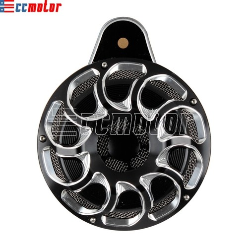 Motorcycle Horn Speaker Cover For Harley Big Twin '91-'17 Sportster Dyna Softail - Picture 6 of 8