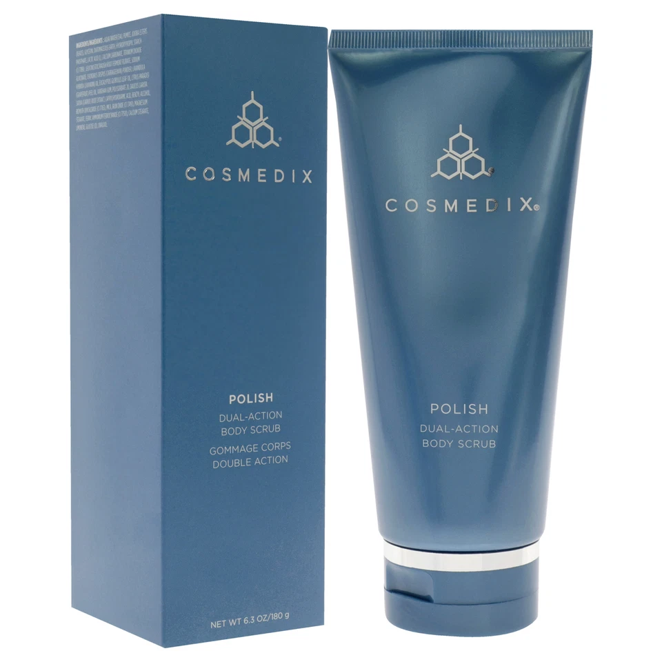 Exfoliante corporal polaco de doble acción de Cosmedix para unisex - Exfoliante de 6,3 oz Foto 3 de 4