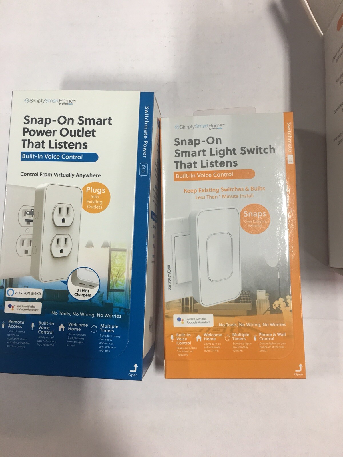 Switchmate SKLPPVR2 Snap-On Voice Contr Instant Smart Switc Rocker with ...
