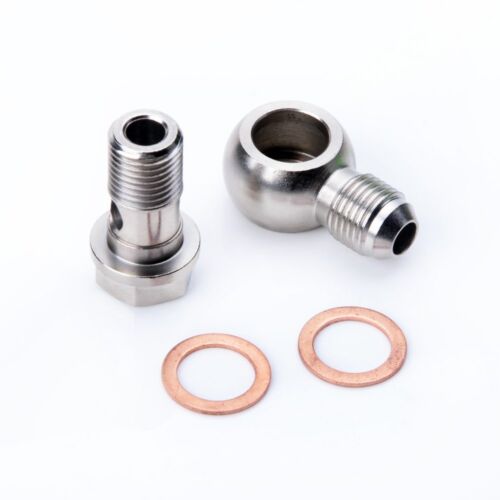 Kit de pernos de banjo de agua turbo TRITDT M14x1,5 mm a 6 AN para Garrett GT28R GT28R GT30R - Imagen 2 de 2