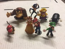 Mario And Friends Figurines LOT Of 5 Random Figurines To Collect/Trade