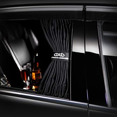 D.A.D Garson Car Curtain Comfort Model LC026-01 2 Pieces Black S