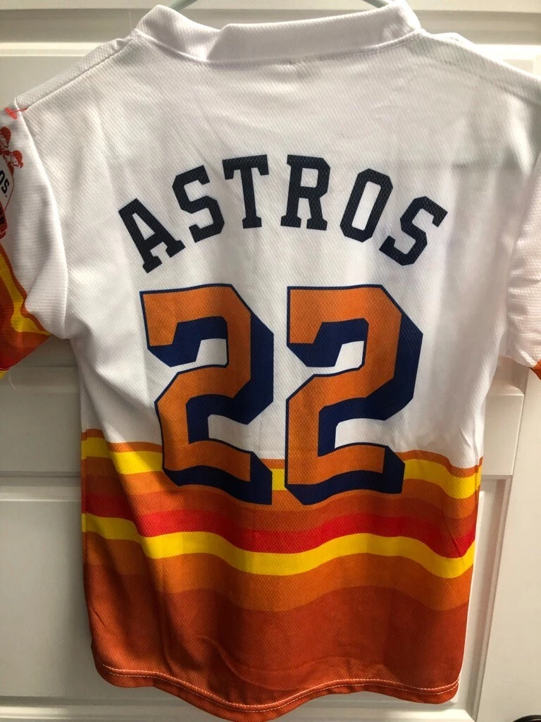 Astros Rainbow Toddler and Youth Shirt Youth Small
