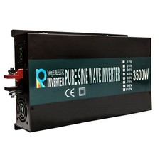 Power Inverter 3500W Pure Sine Wave Inverter 12/24/48V DC to 120V/220V AC Solar