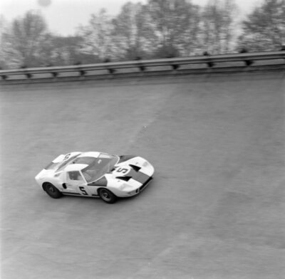 Masten Gregory John Whitmore Ford GT40 1966 Motor Racing Old Photo 1