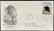 FDC~2003 EARLY FOOTBALL HEROES~ERNIE NEVERS