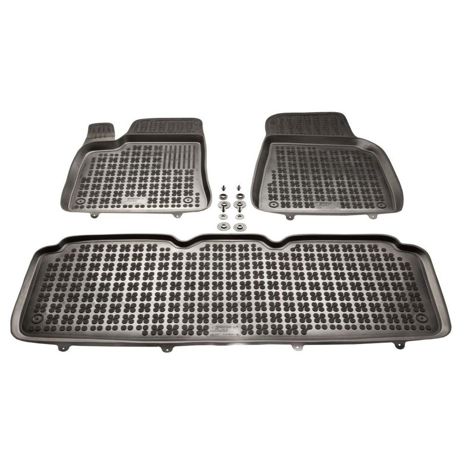 Tapis de sol Rezaw-Plast en caoutchouc premium et durable pour Tesla Model S noir