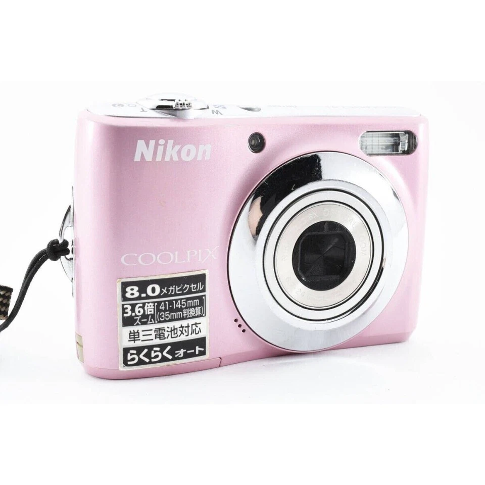 Nikon COOLPIX L21 Digital Camera 8MP 3.6x Optical Zoom Image Stabilization Pink - Image 2 of 4