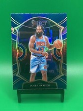 2020-21 Panini Select #12 James Harden Blue Prizms