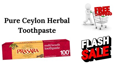 Pure Cyclone Herbal Prasara Multi Benefit Toothpaste -Fluoridated