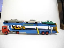 SIKU V 275 RARE MAGIRUS AUTO-TRANSPORTER 1:60 MINT MODEL & MINT BOX 1967 TO 1973