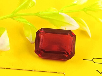 19-20 Ct Natural Red Ruby Emerald Shape EGL Certified Loose Gemstone DSD