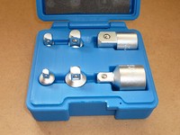 "Adapter FüR Ratschen Knarren SteckschlüSsel 6Tlg. 1/4\" 3/8\" 1/2\" 3/4\" "