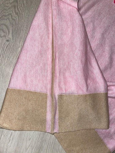 *Neu mit Etikett Lilly Pulitzer Dayna Coolmax Pullover rosa Tropen Tönung hellbraun Gr. S - Bild 4 von 4