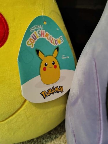 Pokemon Squishmallow 10" Gengar Pikachu Togepi and Snorlax Bundle Set of 4 NWT - Picture 10 of 24