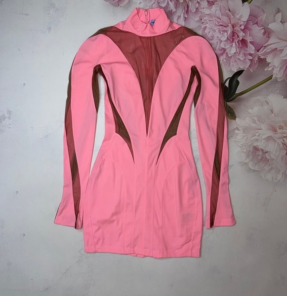 Women Mugler x H&M Dress Pink S
