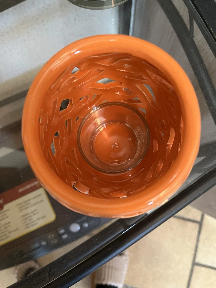 Partylite porte bougie Orange - Photo 3/3