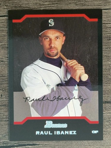 2004 Bowman Raul Ibanez #76 card
