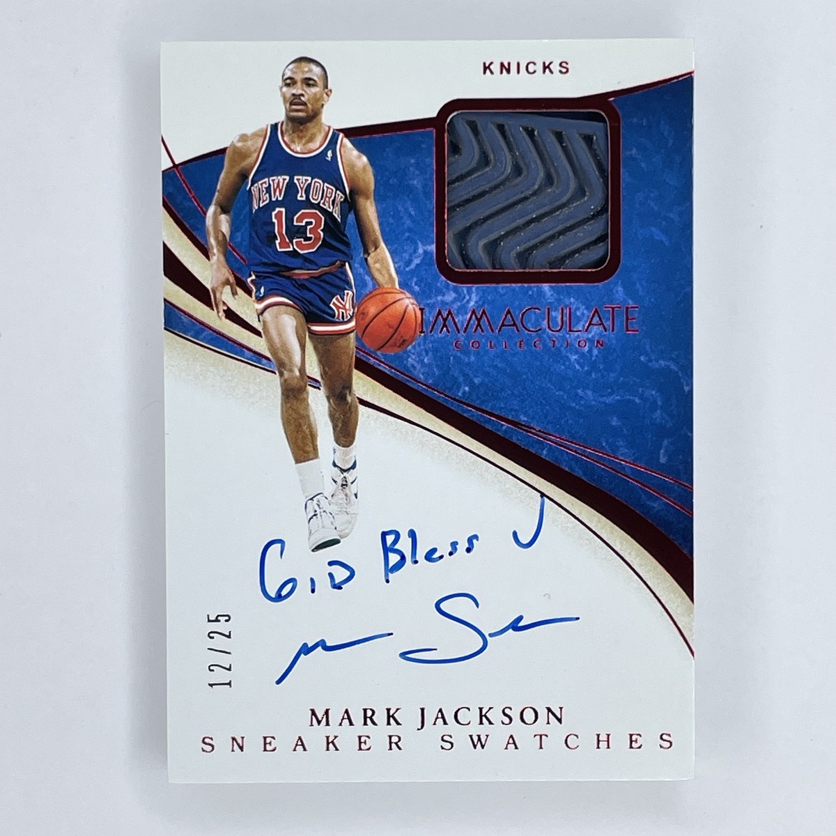 Immaculate Cameron Thomas RCスニーカーパッチサイン 2019-20 Immaculate Sneaker Swatches Signatures Red Mark