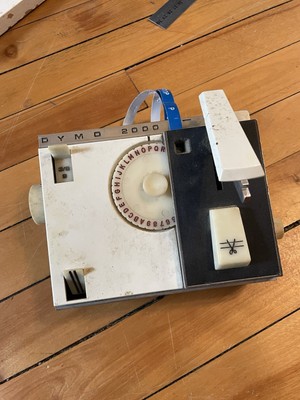 Vtg DYMO 2000 TapeWriter Desk Embossing Label Maker A-Z Rare Tabletop Model