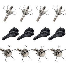12PK 100/125 Grain Small Game Broadheads Judo Points  Hammer Mixed Set