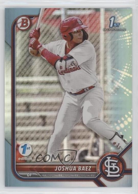 2022 Bowman 1st Edition Sky Blue Foil Joshua Baez #BPPF-112 8tn