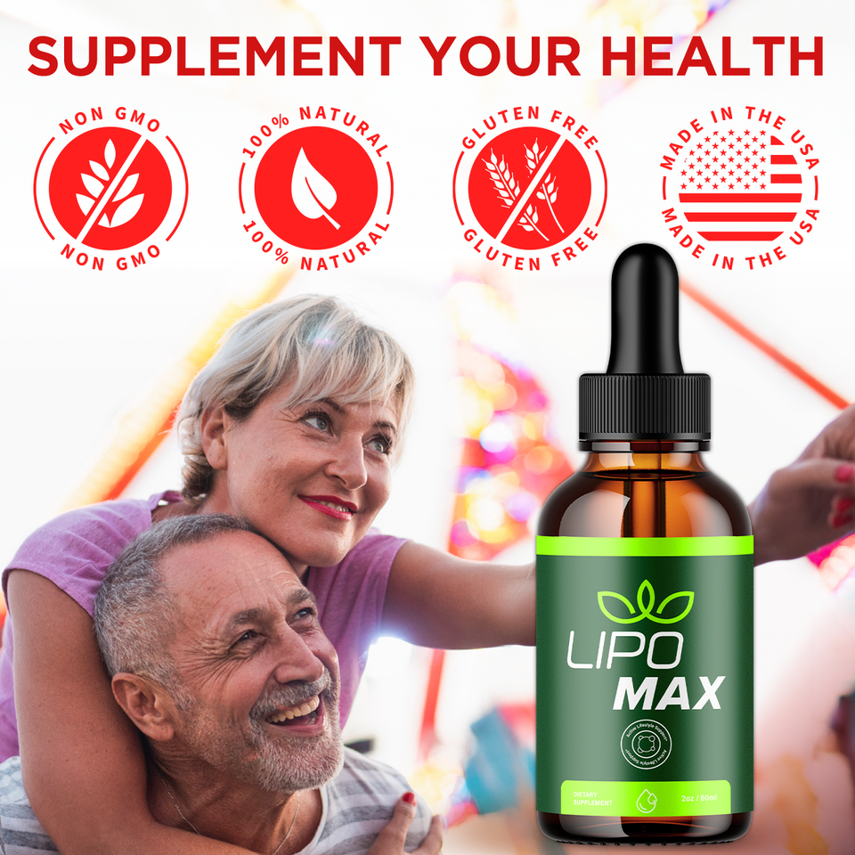 (5 Pack) Lipo Max Drops Advanced Formula Health & Fitness Supplement ...
