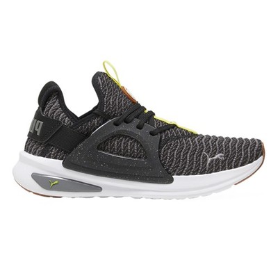 PUMA Softride Enzo Evo Better Knit Lace Up  Mens Black Sneakers Casual Shoes 309