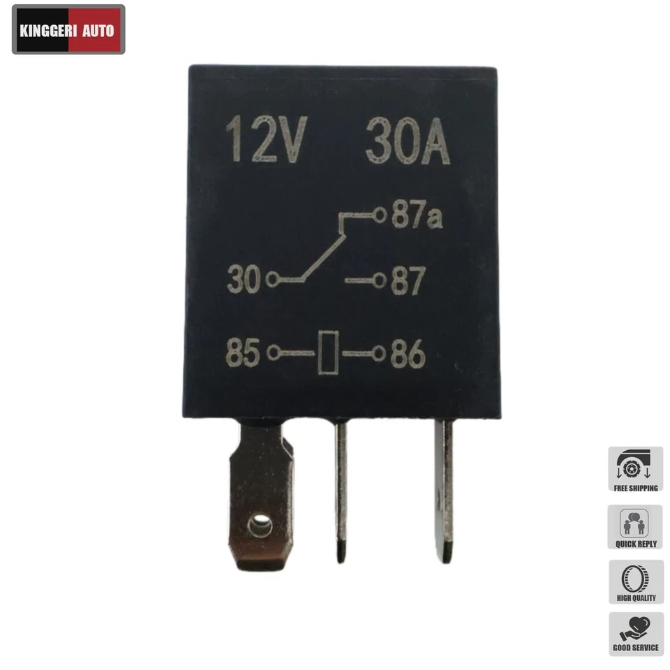 1PC 5 Pin Electrical Relay 12VDC Fit XS4Z14N089AA Fits CHEVROLET EAGLE GMC JEEP - Изображение 2 из 4