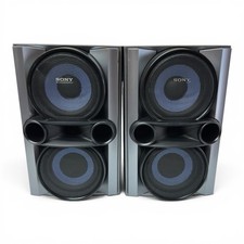 Sony SS-EC78 Mega Bass 2-Way Stereo Speakers Pair 8 Ohm Tested Working Audio