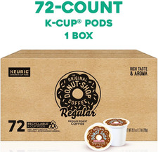 The Original Donut Shop Regular, Medium Roast Coffee K-Cup Pods, 72 Count