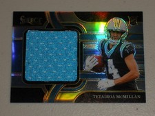 2025 Panini Select Silver Prizm Jumbo Jersey Tetairoa McMillan 131/149 Rookie RC