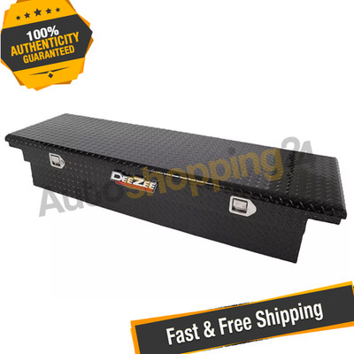 Dee Zee DZ8170LB 69.75'' L x 20'' W x 13.2'' H Black Red Label Crossover Tool Box