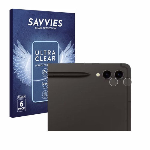 6x Folie für Samsung Galaxy Tab S9 Plus WiFi (NUR Kameraschutz) Schutzfolie